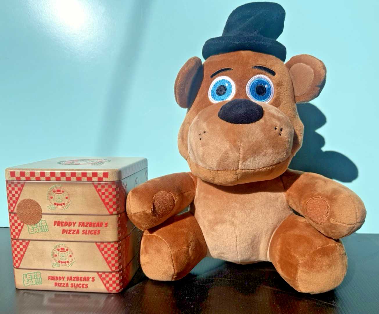 FNAF Popcorn Bucket Five Nights At Freddy s 2 Plush Faz Bear Pizza NEW Cinemark
