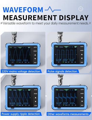 FNIRSI DSO 510 Handheld Oscilloscope/DDS Signal Generator 2 in 1  Digital Portable Automotive Oscilloscope 2 8 inch TFT  10MHz Bandwidth  48MS/s Sampling Rate  Trigger Function Auto/Nomal/Single