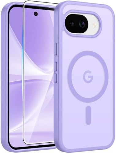 FNTCASE for Google Pixel 10a Case   Fit for Magsafe   Screen Protector  Anti Yellowing Transparent Clear   Military Grade Shockproof Protective Phone Cover for Pixel 10A   Clear