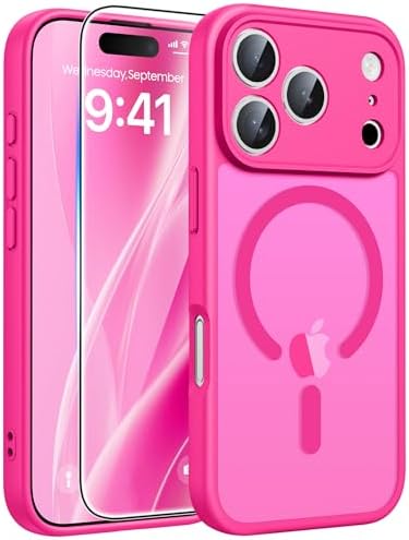 FNTCASE for Google Pixel 10a Case   Fit for Magsafe   Screen Protector  Anti Yellowing Transparent Clear   Military Grade Shockproof Protective Phone Cover for Pixel 10A   Clear