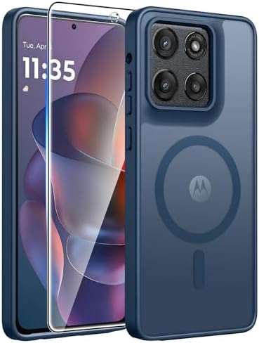 FNTCASE for Google Pixel 10a Case   Fit for Magsafe   Screen Protector  Anti Yellowing Transparent Clear   Military Grade Shockproof Protective Phone Cover for Pixel 10A   Clear