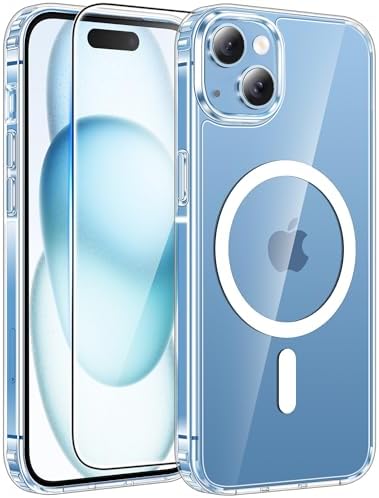 FNTCASE for Google Pixel 10a Case   Fit for Magsafe   Screen Protector  Anti Yellowing Transparent Clear   Military Grade Shockproof Protective Phone Cover for Pixel 10A   Clear