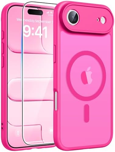 FNTCASE for Google Pixel 10a Case   Fit for Magsafe   Screen Protector  Anti Yellowing Transparent Clear   Military Grade Shockproof Protective Phone Cover for Pixel 10A   Clear