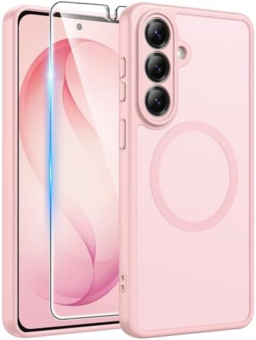 FNTCASE for Google Pixel 10a Case   Fit for Magsafe   Screen Protector  Anti Yellowing Transparent Clear   Military Grade Shockproof Protective Phone Cover for Pixel 10A   Clear