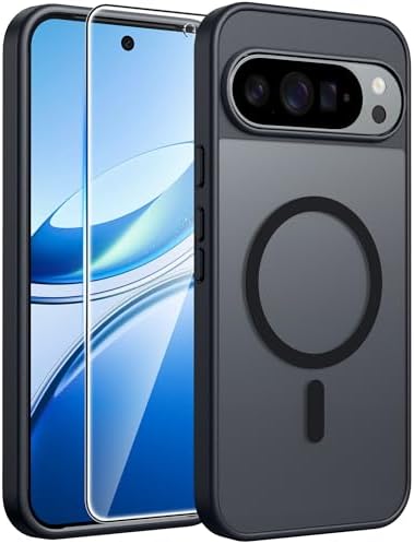 FNTCASE for Google Pixel 10a Case   Fit for Magsafe   Screen Protector  Anti Yellowing Transparent Clear   Military Grade Shockproof Protective Phone Cover for Pixel 10A   Clear