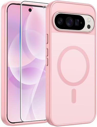 FNTCASE for Google Pixel 10a Case   Fit for Magsafe   Screen Protector  Anti Yellowing Transparent Clear   Military Grade Shockproof Protective Phone Cover for Pixel 10A   Clear