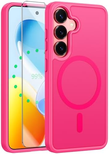 FNTCASE for Google Pixel 10a Case   Fit for Magsafe   Screen Protector  Anti Yellowing Transparent Clear   Military Grade Shockproof Protective Phone Cover for Pixel 10A   Clear