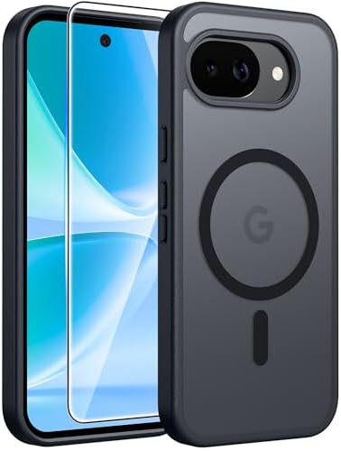 FNTCASE for Google Pixel 10a Case   Fit for Magsafe   Screen Protector  Anti Yellowing Transparent Clear   Military Grade Shockproof Protective Phone Cover for Pixel 10A   Clear