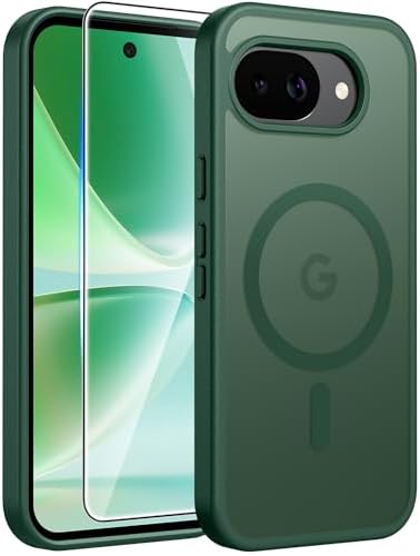 FNTCASE for Google Pixel 10a Case   Fit for Magsafe   Screen Protector  Anti Yellowing Transparent Clear   Military Grade Shockproof Protective Phone Cover for Pixel 10A   Clear