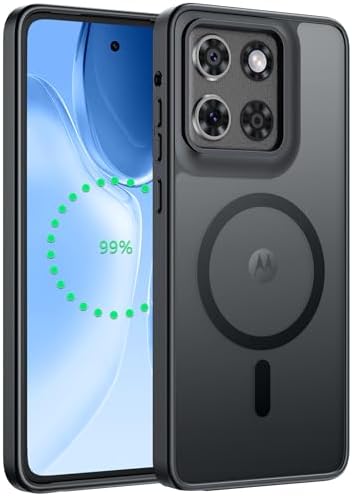 FNTCASE for Google Pixel 10a Case   Fit for Magsafe   Screen Protector  Anti Yellowing Transparent Clear   Military Grade Shockproof Protective Phone Cover for Pixel 10A   Clear