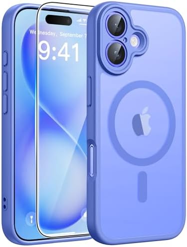 FNTCASE for Google Pixel 10 Pro XL Case  for Pixel 9 Pro XL Case  Fit for Magsafe  Translucent Matte  with Screen Protector  Military Grade Shockproof Protective Magnetic Phone Cover  6 8inch   Black 