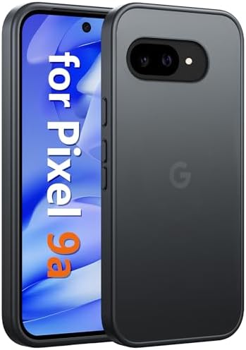 FNTCASE for Google Pixel 10 Pro XL Case  for Pixel 9 Pro XL Case  Fit for Magsafe  Translucent Matte  with Screen Protector  Military Grade Shockproof Protective Magnetic Phone Cover  6 8inch   Black 