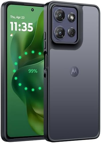 FNTCASE for Google Pixel 10 Pro XL Case  for Pixel 9 Pro XL Case  Fit for Magsafe  Translucent Matte  with Screen Protector  Military Grade Shockproof Protective Magnetic Phone Cover  6 8inch   Black 