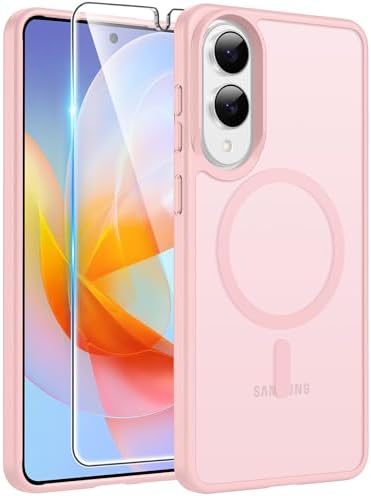 FNTCASE for Google Pixel 10 Pro XL Case  for Pixel 9 Pro XL Case  Fit for Magsafe  Translucent Matte  with Screen Protector  Military Grade Shockproof Protective Magnetic Phone Cover  6 8inch   Black 