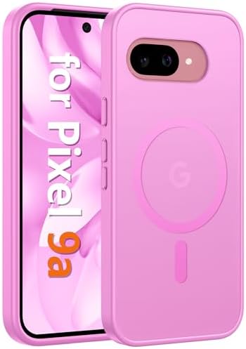 FNTCASE for Google Pixel 10 Pro XL Case  for Pixel 9 Pro XL Case  Fit for Magsafe  Translucent Matte  with Screen Protector  Military Grade Shockproof Protective Magnetic Phone Cover  6 8inch   Black 