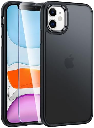 FNTCASE for Google Pixel 10 Pro XL Case  for Pixel 9 Pro XL Case  Fit for Magsafe  Translucent Matte  with Screen Protector  Military Grade Shockproof Protective Magnetic Phone Cover  6 8inch   Black 