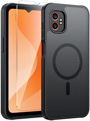 FNTCASE for Google Pixel 10 Pro XL Case  for Pixel 9 Pro XL Case  Fit for Magsafe  Translucent Matte  with Screen Protector  Military Grade Shockproof Protective Magnetic Phone Cover  6 8inch   Black 