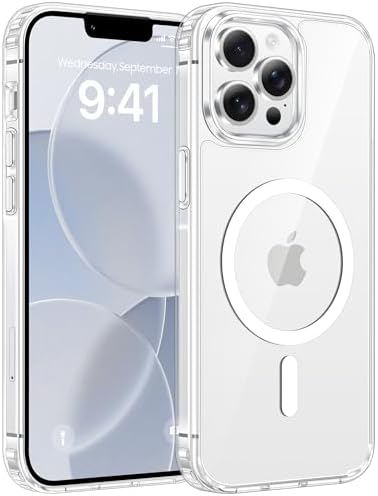 FNTCASE for Google Pixel 10 Pro XL Case  for Pixel 9 Pro XL Case  Fit for Magsafe  Translucent Matte  with Screen Protector  Military Grade Shockproof Protective Magnetic Phone Cover  6 8inch   Black 