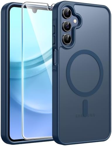 FNTCASE for Google Pixel 10 Pro XL Case  for Pixel 9 Pro XL Case  Fit for Magsafe  Translucent Matte  with Screen Protector  Military Grade Shockproof Protective Magnetic Phone Cover  6 8inch   Black 