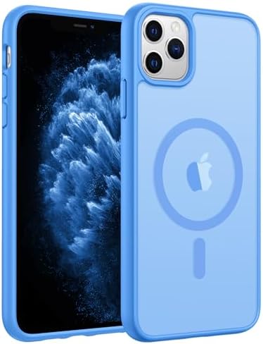 FNTCASE for Google Pixel 10 Pro XL Case  for Pixel 9 Pro XL Case  Fit for Magsafe  Translucent Matte  with Screen Protector  Military Grade Shockproof Protective Magnetic Phone Cover  6 8inch   Black 