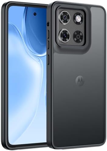 FNTCASE for Google Pixel 10 Pro XL Case  for Pixel 9 Pro XL Case  Fit for Magsafe  Translucent Matte  with Screen Protector  Military Grade Shockproof Protective Magnetic Phone Cover  6 8inch   Black 