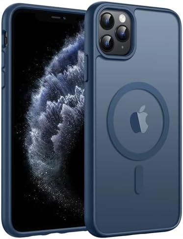 FNTCASE for Google Pixel 10 Pro XL Case  for Pixel 9 Pro XL Case  Fit for Magsafe  Translucent Matte  with Screen Protector  Military Grade Shockproof Protective Magnetic Phone Cover  6 8inch   Black 