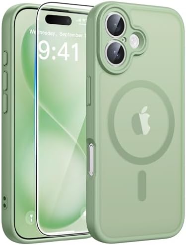 FNTCASE for Google Pixel 10 Pro XL Case  for Pixel 9 Pro XL Case  Fit for Magsafe  Translucent Matte  with Screen Protector  Military Grade Shockproof Protective Magnetic Phone Cover  6 8inch   Black 