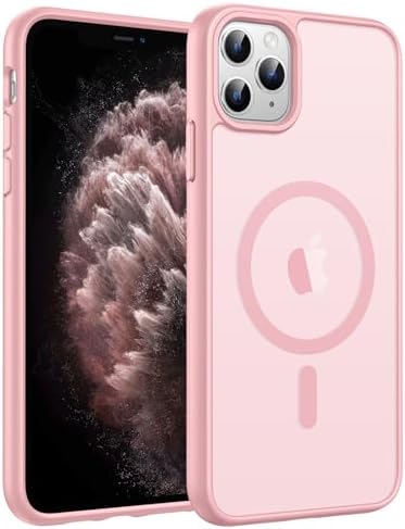 FNTCASE for Google Pixel 10 Pro XL Case  for Pixel 9 Pro XL Case  Fit for Magsafe  Translucent Matte  with Screen Protector  Military Grade Shockproof Protective Magnetic Phone Cover  6 8inch   Black 