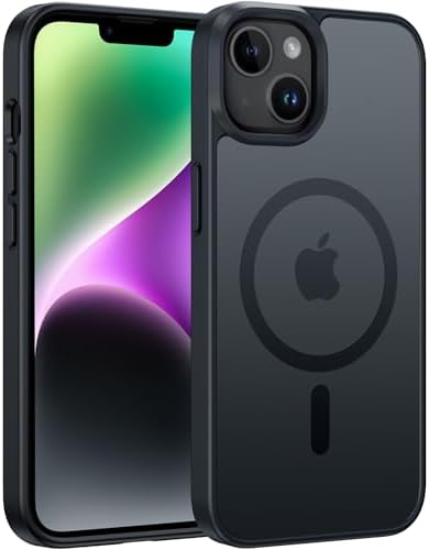 FNTCASE for Google Pixel 10 Pro XL Case  for Pixel 9 Pro XL Case  Fit for Magsafe  Translucent Matte  with Screen Protector  Military Grade Shockproof Protective Magnetic Phone Cover  6 8inch   Black 