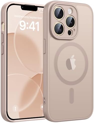 FNTCASE for Google Pixel 10 Pro XL Case  for Pixel 9 Pro XL Case  Fit for Magsafe  Translucent Matte  with Screen Protector  Military Grade Shockproof Protective Magnetic Phone Cover  6 8inch   Black 