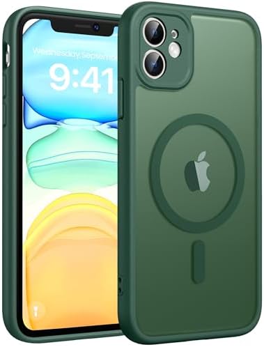 FNTCASE for Google Pixel 10 Pro XL Case  for Pixel 9 Pro XL Case  Fit for Magsafe  Translucent Matte  with Screen Protector  Military Grade Shockproof Protective Magnetic Phone Cover  6 8inch   Black 