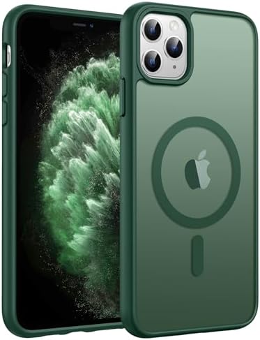 FNTCASE for Google Pixel 10 Pro XL Case  for Pixel 9 Pro XL Case  Fit for Magsafe  Translucent Matte  with Screen Protector  Military Grade Shockproof Protective Magnetic Phone Cover  6 8inch   Black 