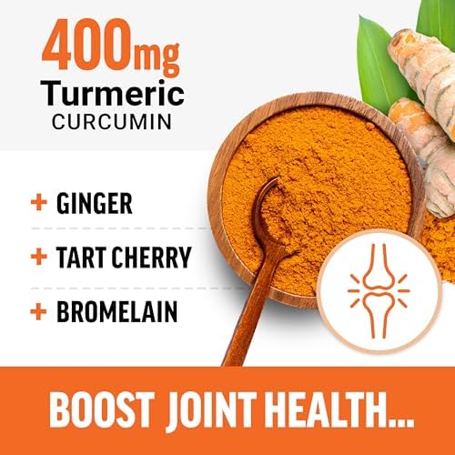 FORCE FACTOR Better Turmeric Supplement 400mg with Black Pepper & Ginger  Extra Strength Joint Support  Superior Absorption  Like Turmeric Gummies  Fruit Splash  60 Turmeric Chews