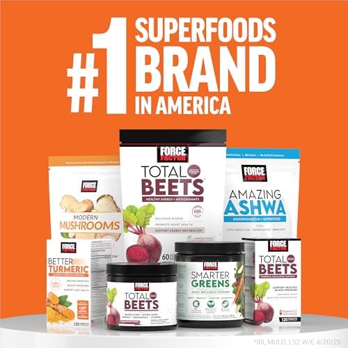 FORCE FACTOR Better Turmeric Supplement 400mg with Black Pepper & Ginger  Extra Strength Joint Support  Superior Absorption  Like Turmeric Gummies  Fruit Splash  60 Turmeric Chews