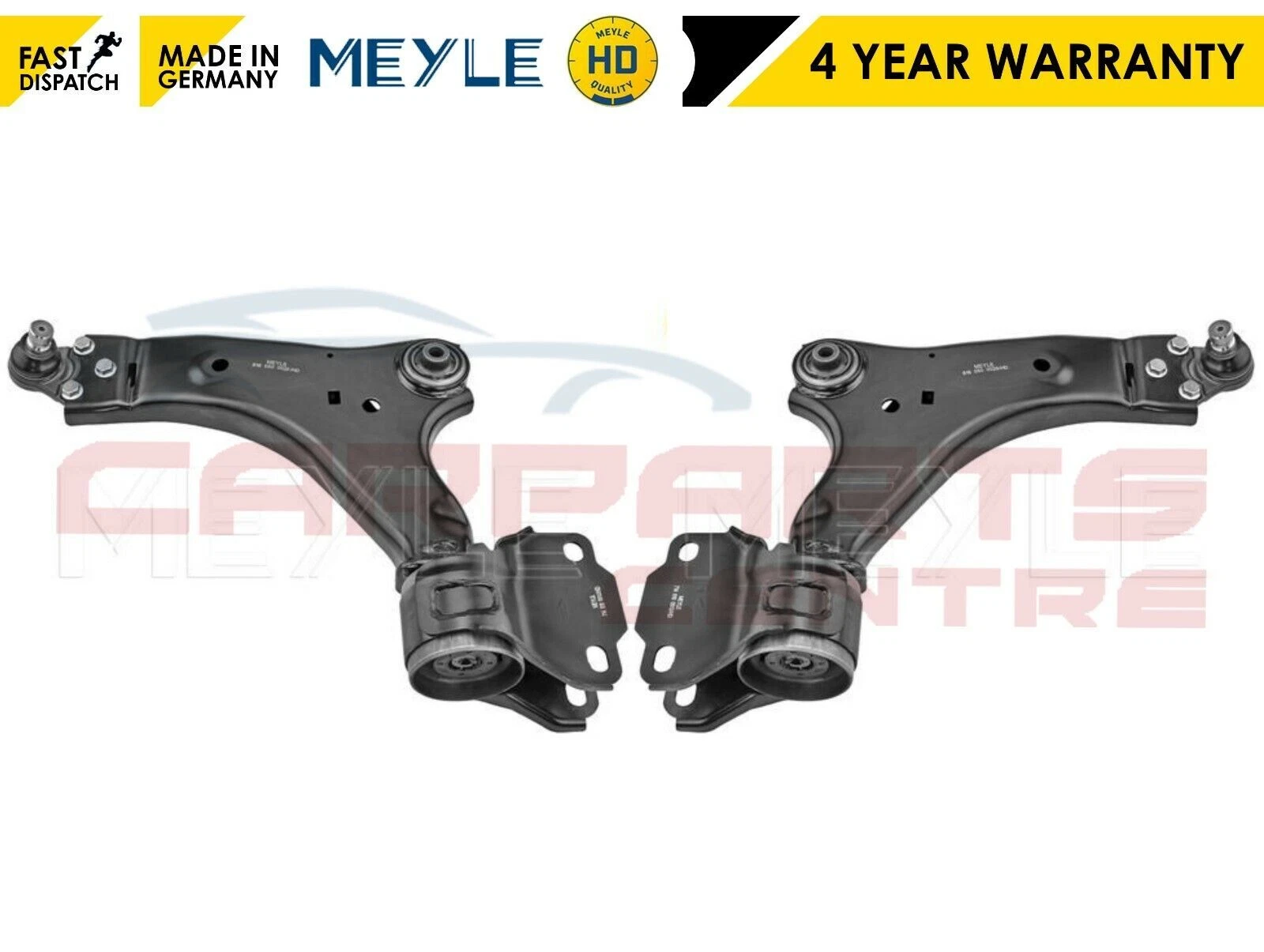FOR VOLVO XC60 MK1 09 17 FRONT RIGHT LEFT CONTROL ARM BUSHES BALL JOINT MEYLE HD