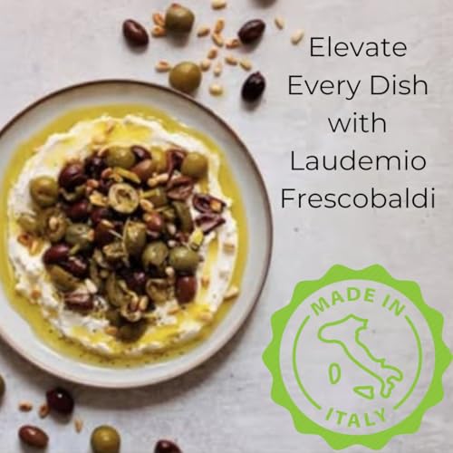 FRESCOBALDI Laudemio Extra Virgin Olive Oil  16 9 FL Oz  500ml  Premium  Award Winning Product of Tuscany  Italy  Fruity & Peppery Flavor  Smooth & Robust Low Acidity  Rich in Polyphenols
