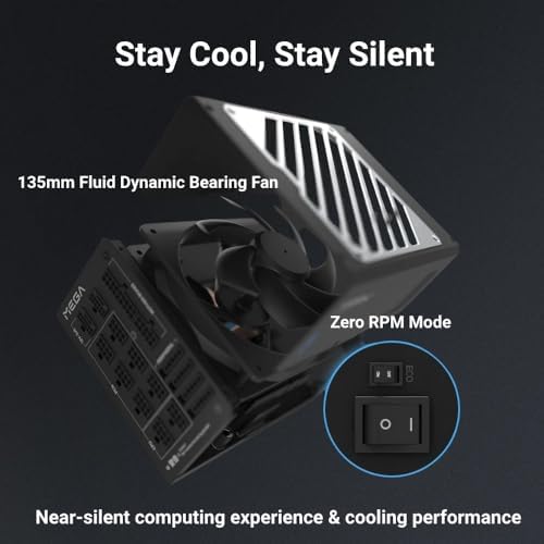 FSP MEGA TI 1650W Power Supply  80 Plus & Cybenetics Titanium  Lambda A    ATX3 1 & PCIe 5 1  12V 2x6   Full Modular  MEGA TI 1650W