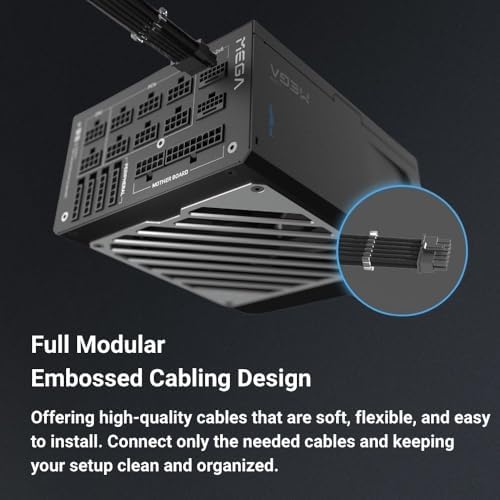 FSP MEGA TI 1650W Power Supply  80 Plus & Cybenetics Titanium  Lambda A    ATX3 1 & PCIe 5 1  12V 2x6   Full Modular  MEGA TI 1650W