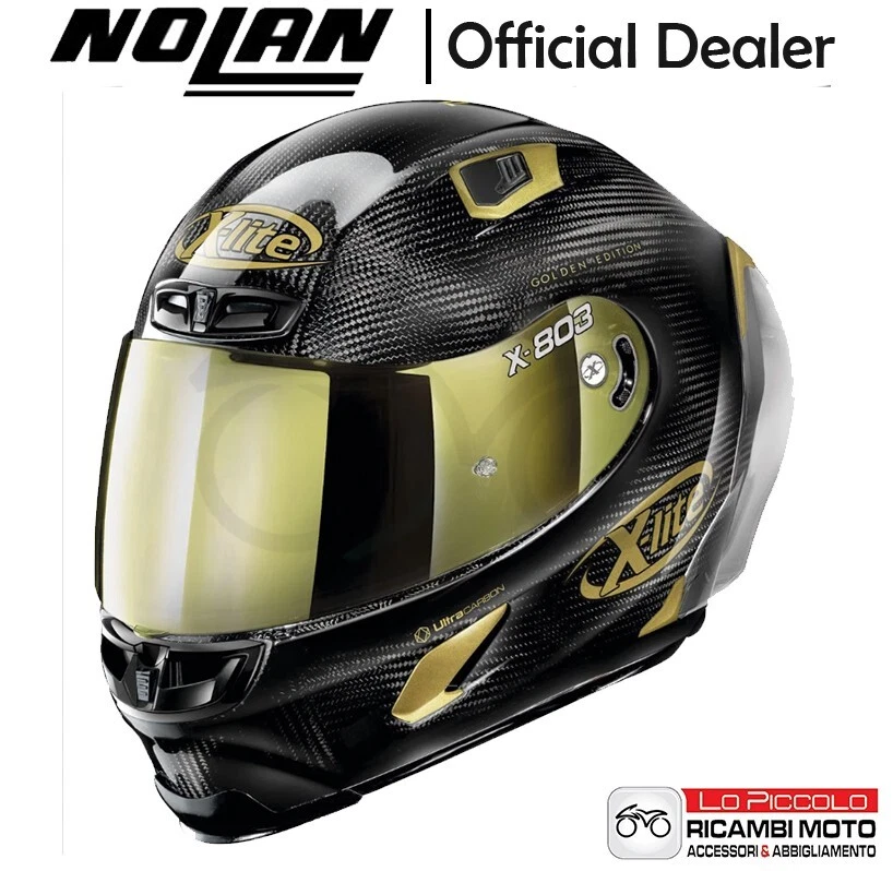 FULL FACE RACING HELMET X LITE CARBON X 803 RS ULTRA CARBON GOLDEN EDITION M