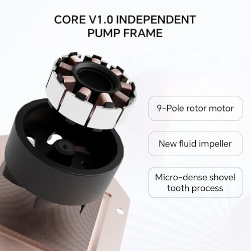 FW360 SE ARGB V2 CPU AIO Liquid Cooler White for Desktop  with TL M12QW 2000RPM Daisy Chain Connection Fans 2 Rotatable LCD Display Screen  for AM4/AM5 & Intel 1700/1851/115X/1200