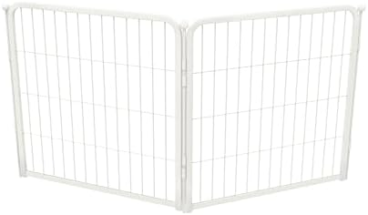 FXW Homeplus Unleashed Indoor Dog Playpen   Stress Free and Safe Play  Heavy Duty 32 Inch 8 Panels Dog Pen for Small and Medium Dogs  Black Patented