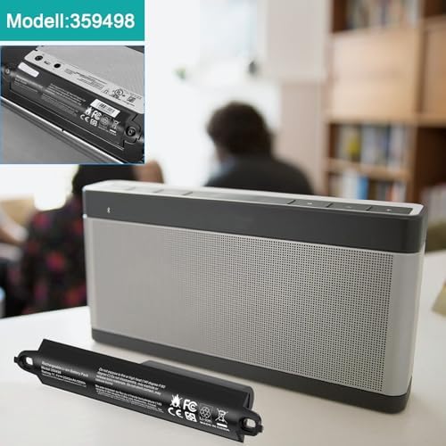 Fancy Buying 359498 359495 414255 Battery Replacement for Bose SoundLink III 330105 330105A 0330105 330107 330107A 0330107 Soundlink 2 3 Soundlink Bluetooth Mobile Speaker II III 404600 404800 404900