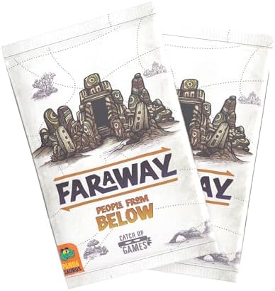 Faraway People from Below Card Game Expansion  Ages 8   2 6 Players  15 Min Playtime  Made by Pandasaurus Games