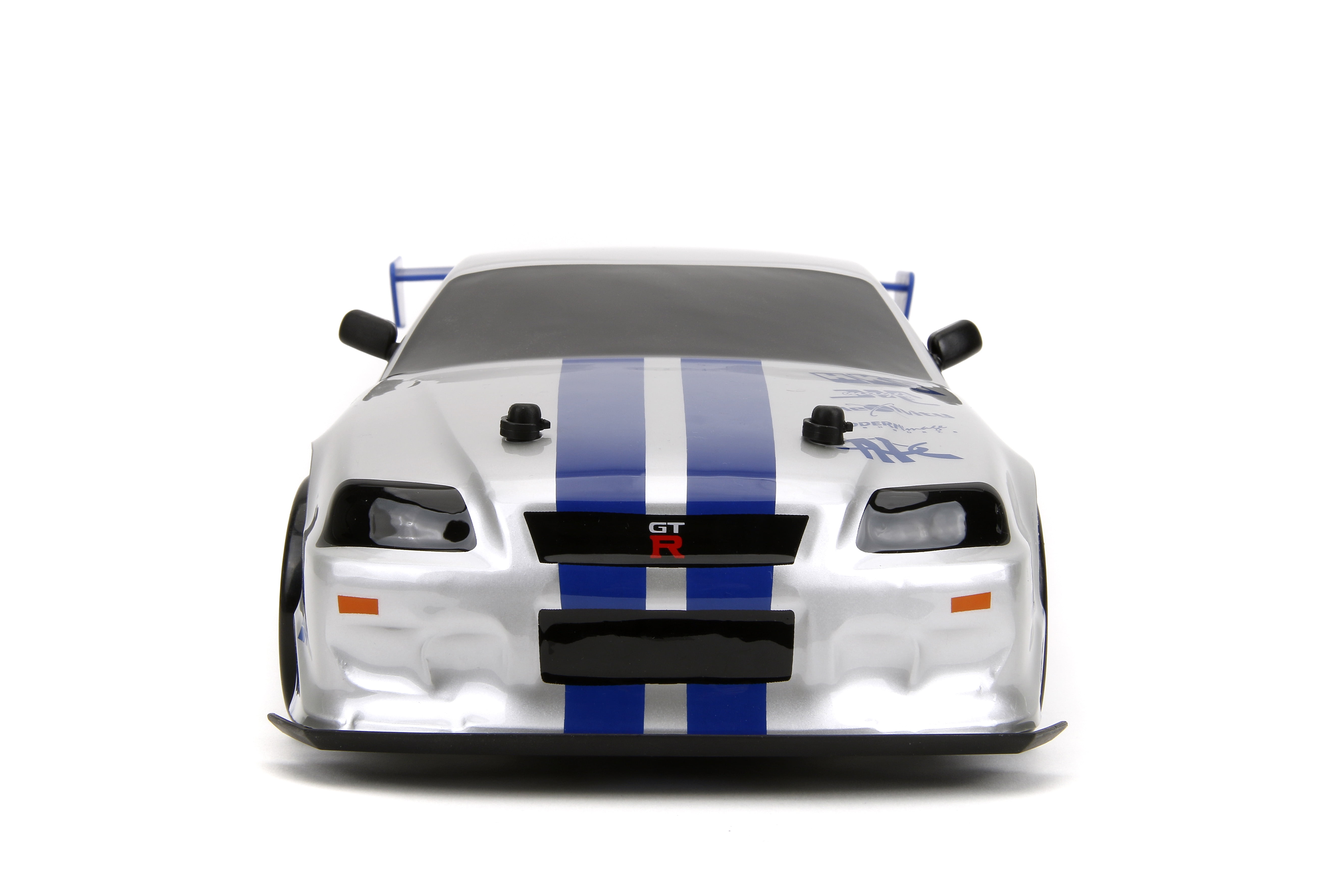 Fast & Furious 1:10 Nissan Skyline GT-R R34 Drift RC Autos con Control por Radio, Plástico, 8+