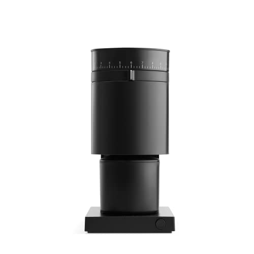 Fellow Opus - Molinillo de café con rebabas cónicas, eléctrico multiusos, molinillo de espresso con 41 ajustes para goteo, prensa francesa y preparación fría, color negro mate
