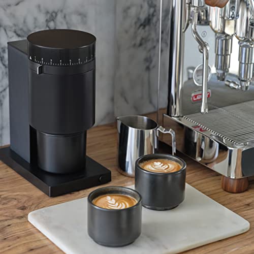 Fellow Opus - Molinillo de café con rebabas cónicas, eléctrico multiusos, molinillo de espresso con 41 ajustes para goteo, prensa francesa y preparación fría, color negro mate