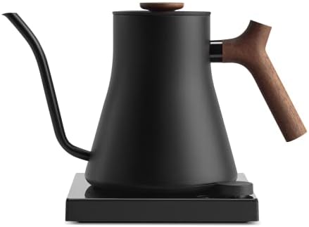 Fellow Stagg EKG Pro Studio Edition Electric Gooseneck Kettle   Pour Over Coffee  Tea  Quick Heating  Precise Temperature Control  Scheduling  Built in Brew Timer   Matte Black  0 9 L