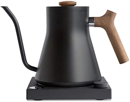 Fellow Stagg EKG Pro Studio Edition Electric Gooseneck Kettle   Pour Over Coffee  Tea  Quick Heating  Precise Temperature Control  Scheduling  Built in Brew Timer   Matte Black  0 9 L
