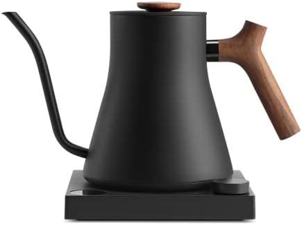 Fellow Stagg EKG Pro Studio Edition Electric Gooseneck Kettle   Pour Over Coffee  Tea  Quick Heating  Precise Temperature Control  Scheduling  Built in Brew Timer   Matte Black  0 9 L