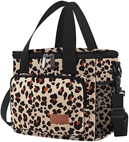 Femuar Lunch Bags for Women/Men  Insulated Lunch Bag for Work Office Picnic   Lunch Cooler Bag Leakproof Lunch Box with Adjustable Shoulder Strap   Blue